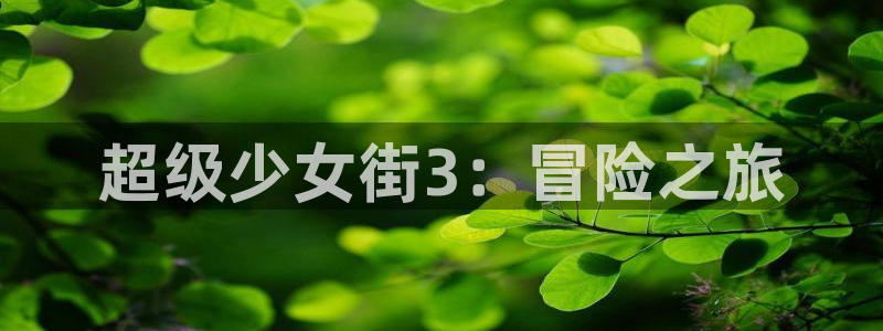 抖漫怎么下载：超级少女街3：冒险之旅